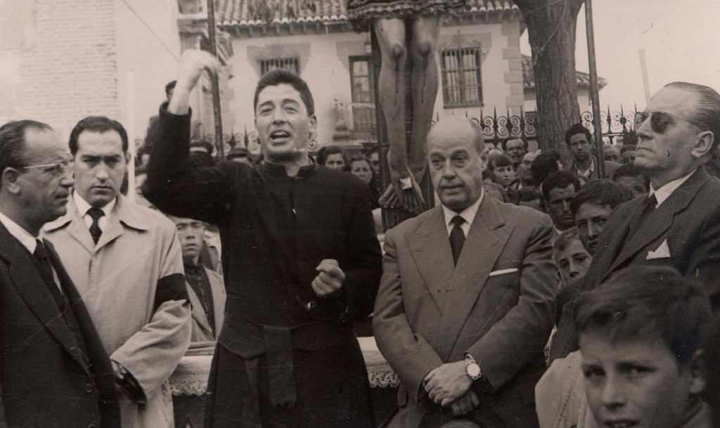 Jaime Garralda en su tiempo en Albolote, en 1956. Foto: Prensa Jesuitas.