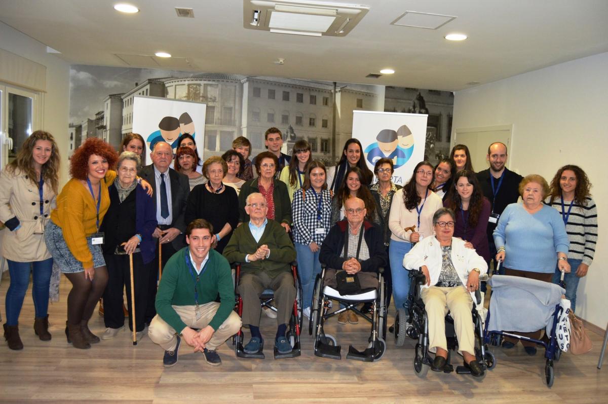 Primer programa de voluntariado de Adopta Un Abuelo, en Ciudad Real.