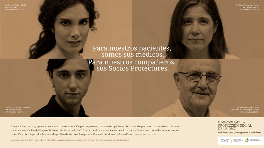Imagen de la campaña 'Médicos que protegemos a médicos'.