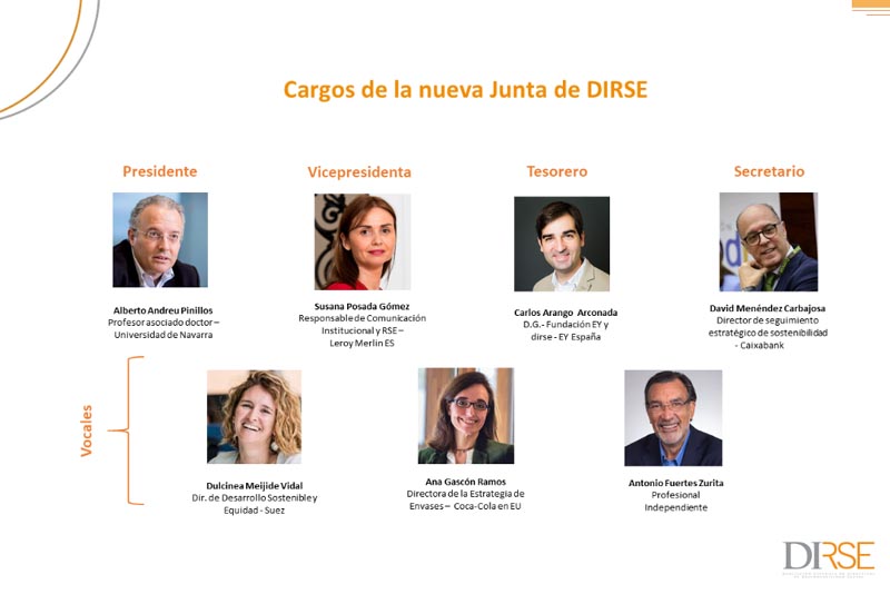 Cargos de la nueva junta de DIRSE