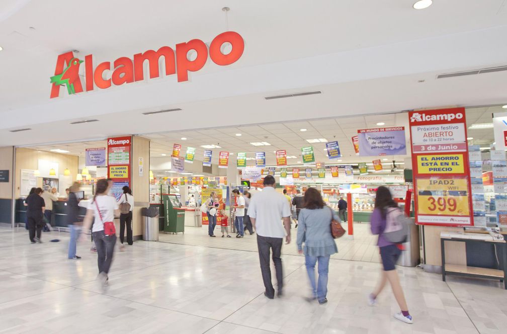 Un hipermercado Alcampo en Madrid.