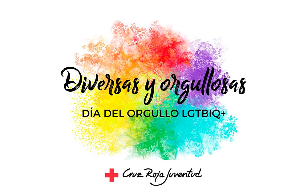 Imagen de la campaña de Cruz Roja Juventud en el Día del Orgullo LGTBI+.