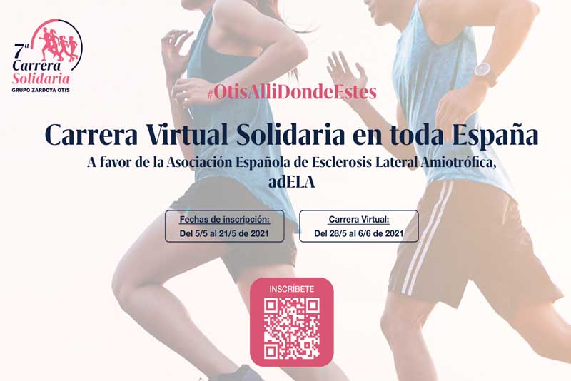 Cartel de la séptima edición de la Carrera Solidaria Zardoya Otis