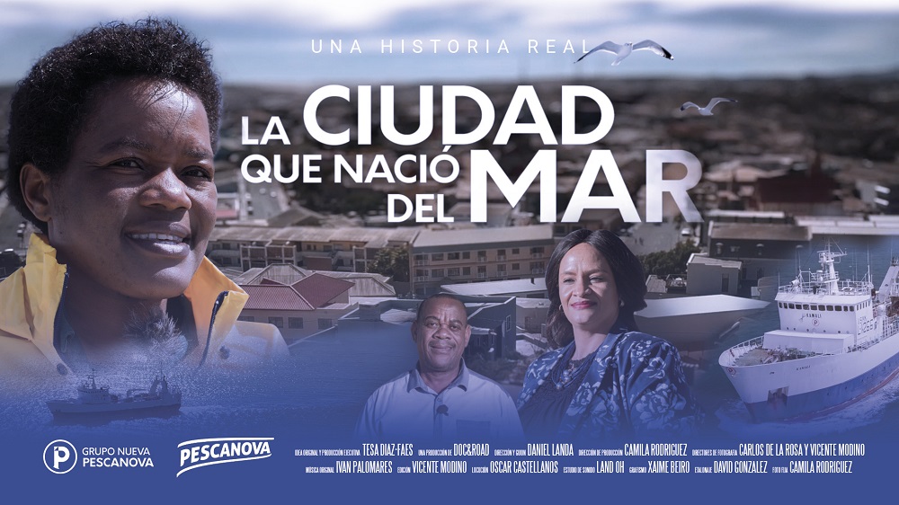 Cartel del documental 'La ciudad que nació del mar'.