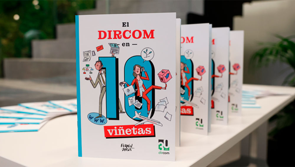 La publicación del cómic conmemora el 30º aniversario de Dircom.