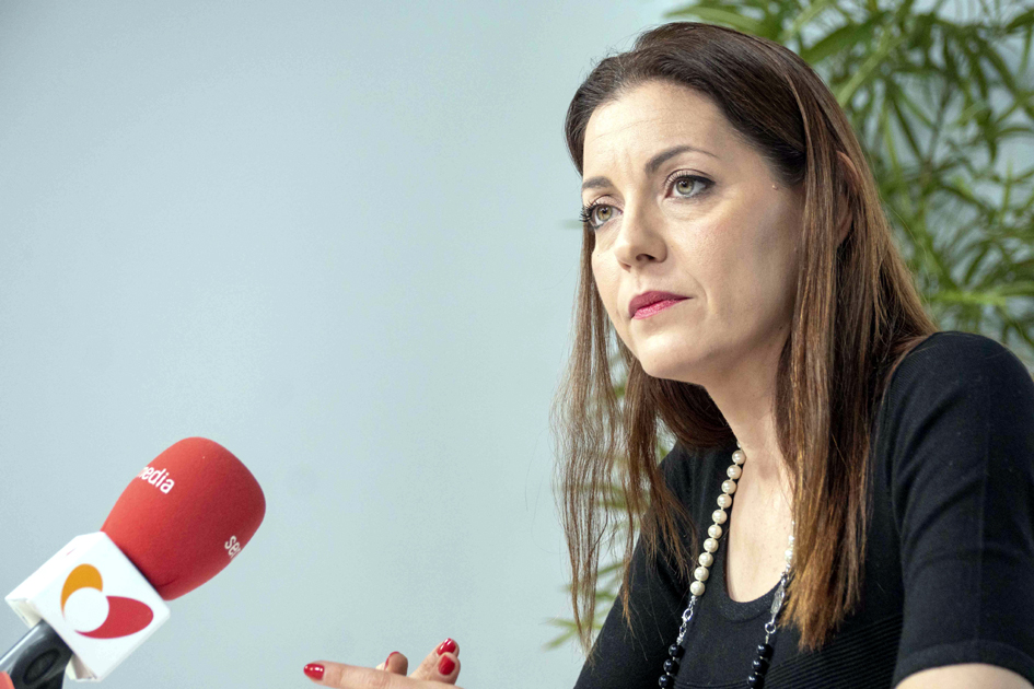 La consejera de Políticas Sociales y Familia de la Comunidad de Madrid, Lola Moreno. Foto: Jorge Villa.