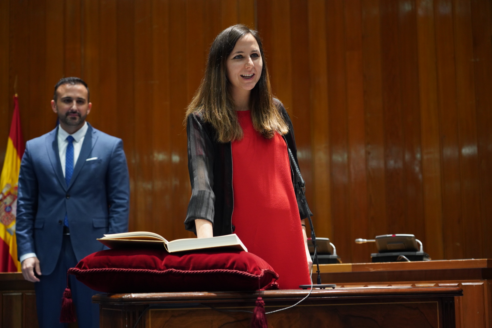 Ione Belarra promete su cargo de secretaria de Estado para la Agenda 2030.