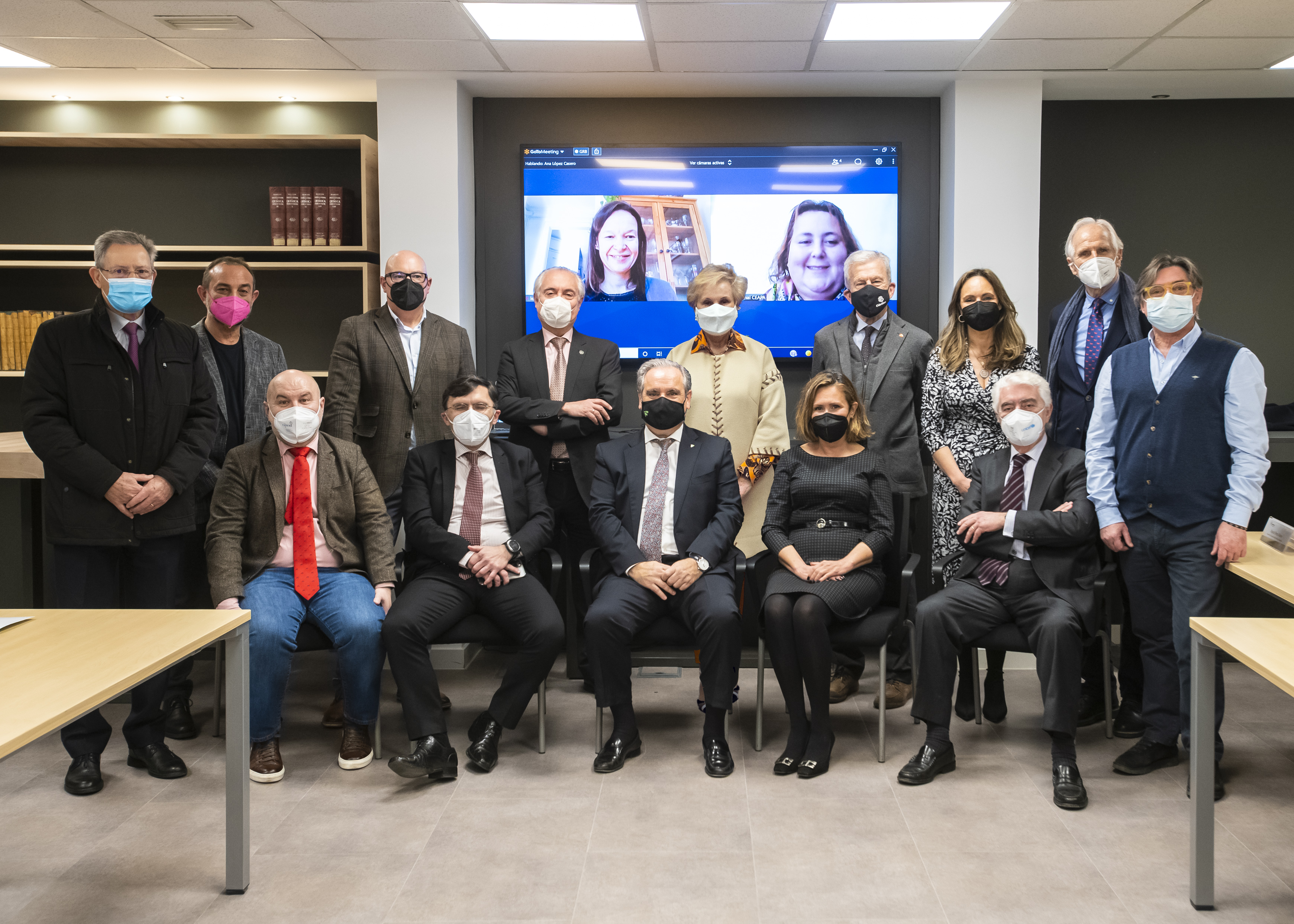 Miembros de la Estrategia Social de la Profesión Farmacéutica.