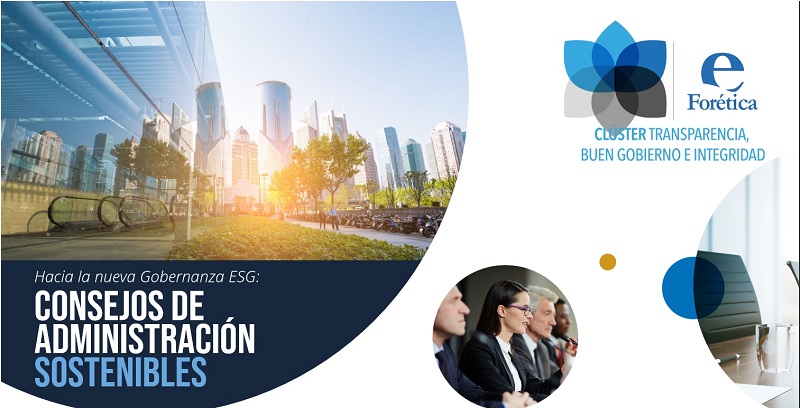Portada del informe ‘Hacia la nueva Gobernanza ESG: Consejos de Administración sostenibles’.