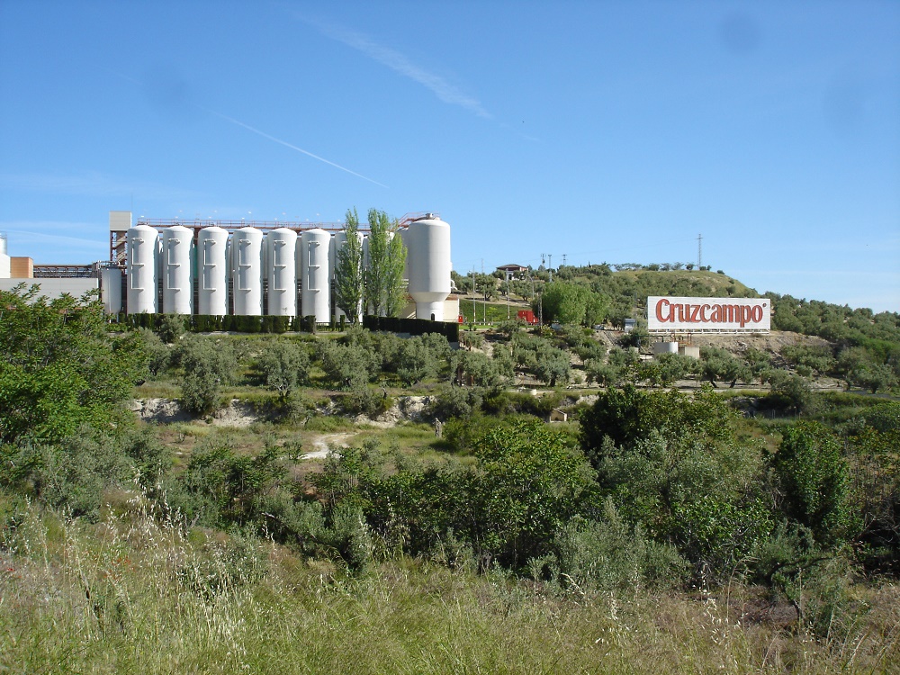 Fábrica de Cruzcampo en Jaén, la primera de España en obtener el sello de 'De Residuos a Recursos: Zero a Vertedero'.