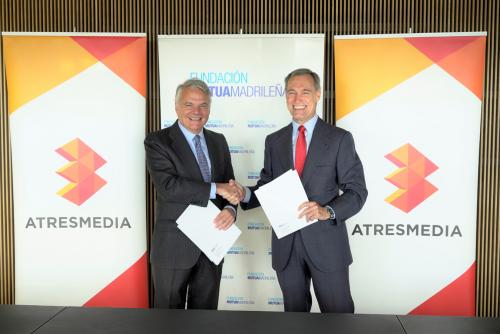 Ignacio Garralda, presidente de Fundación Mutua, y Silvio González, consejero delegado de Atresmedia.