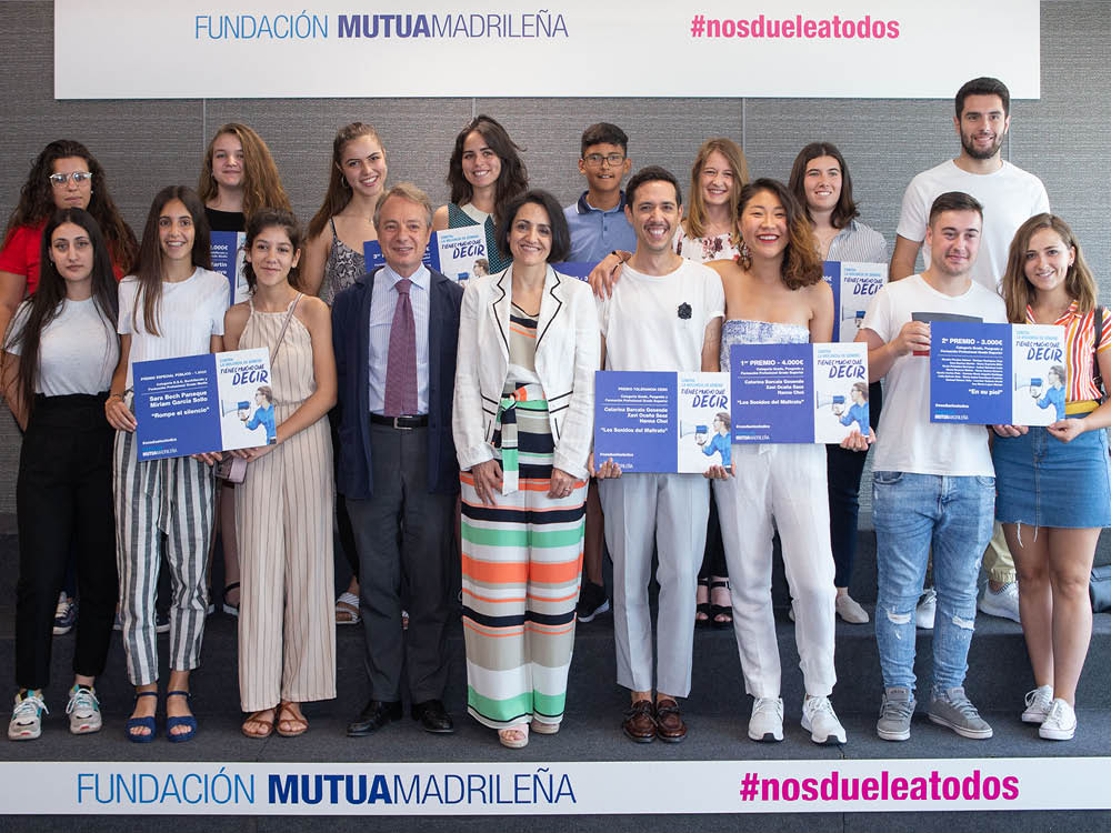 Ganadores de la quinta edición del premio 'Nos duele a todos' de Fundación Mutua Madrileña.