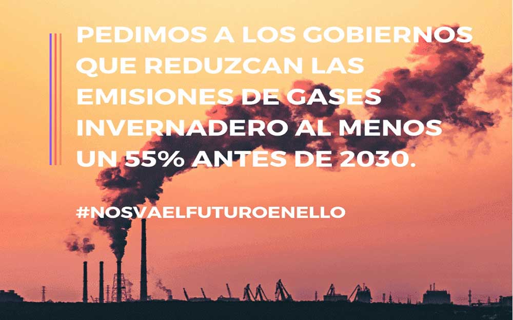  Futuro en Común pide al Gobierno de España que asuma el liderazgo en estas materias en la COP26