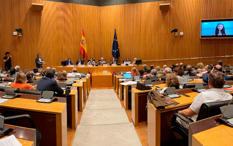 La sala Ernest Lluch del Congreso de los Diputados acogió la jornada 'La reforma de la Ley de Mecenazgo, a debate'.