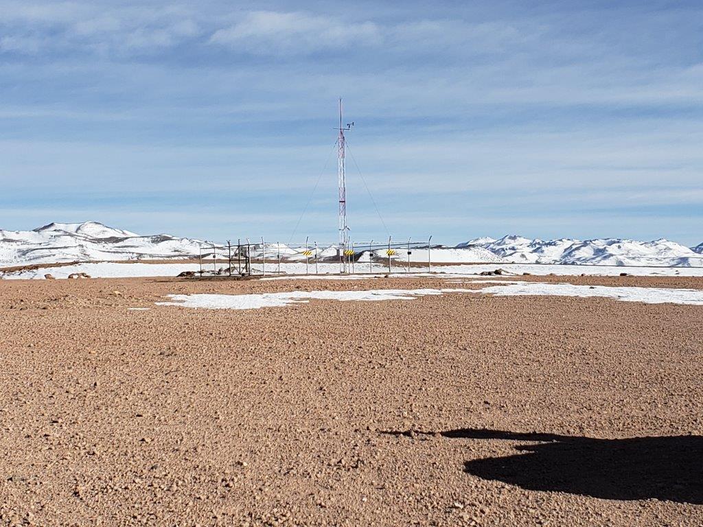 La Laguna Colorada, donde se ubicará la central.
