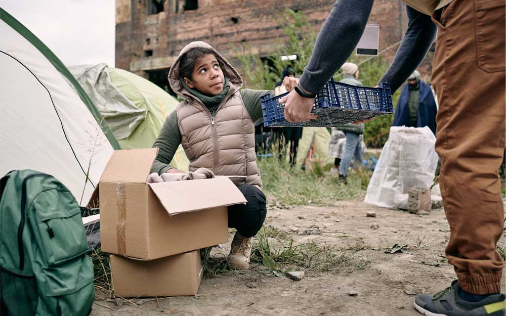 Durante el pasado año, el número total de niños desplazados aumentó en 2,2 millones.