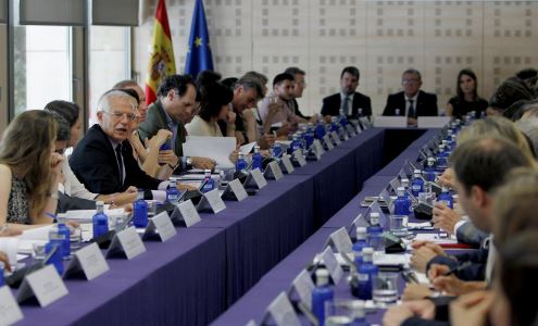 Josep Borrell presidió la reunión del Grupo de Alto Nivel para la Agenda 2030.