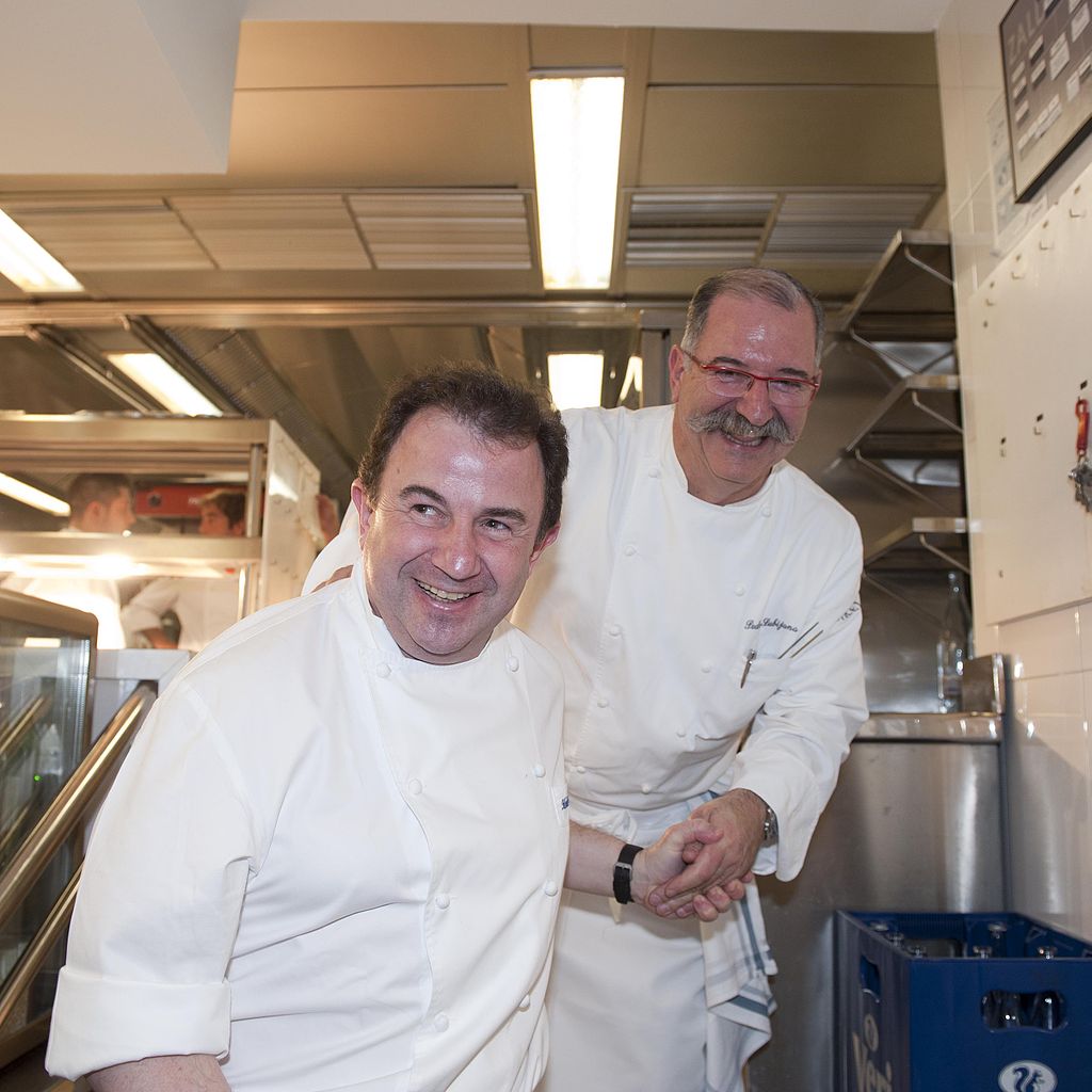 Martín Berasategui y Pedro Subijana, dos de los chefs que participan en la 1ª Semana contra el Desperdicio Alimentario.