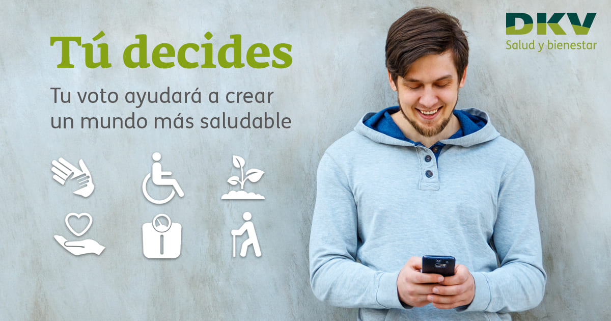 Imagen de la campaña 'Tú decides' de DKV Seguros.