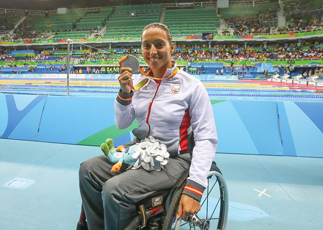 Teresa Perales ha conquistado 26 medallas paralímpicas