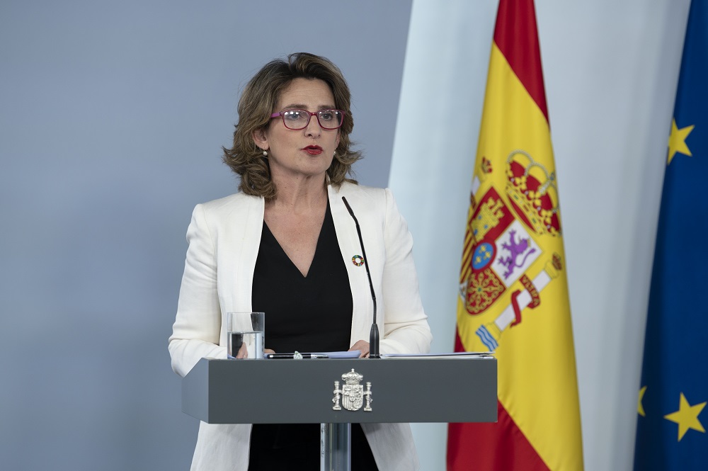 La vicepresidenta Teresa Ribera.