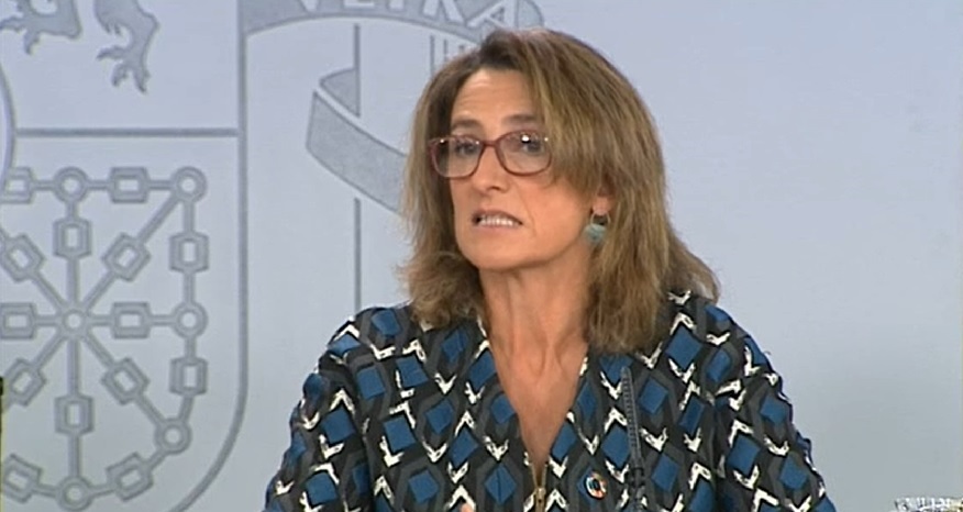 Ribera, durante su comparecencia en la rueda de prensa del Consejo de Ministros (Foto: La Moncloa)