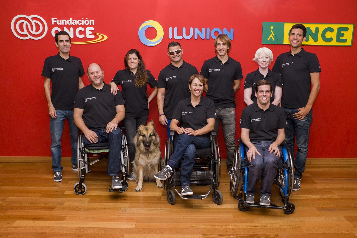Miembros del equipo 'Trainers paralímpicos'