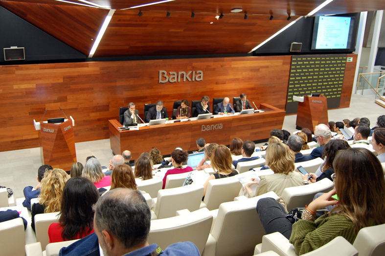 La jornada se celebró en la sede de Bankia.