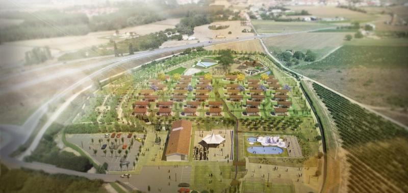 El complejo tendrá 40 bungalows en una parcela de 58.000 metros cuadrados