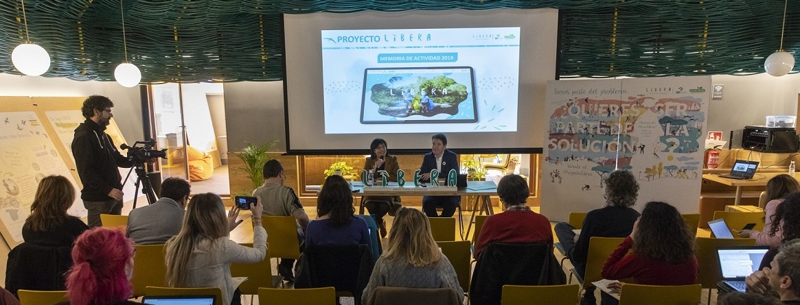 Asunción Ruiz (SEO BirLife) y Óscar Martín (Ecoembes) presentaron los resultados de 2019