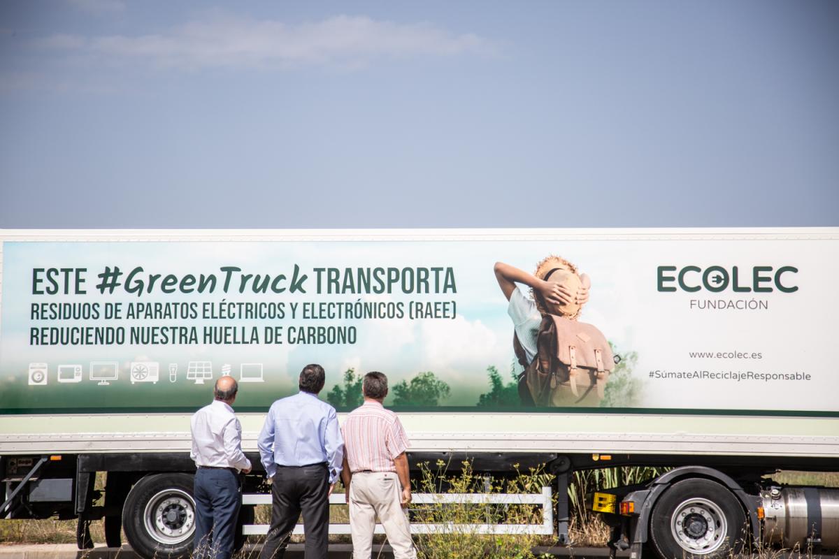 Iniciativa #GreenTruck, vehículos para recogida y transporte de los RAEE.