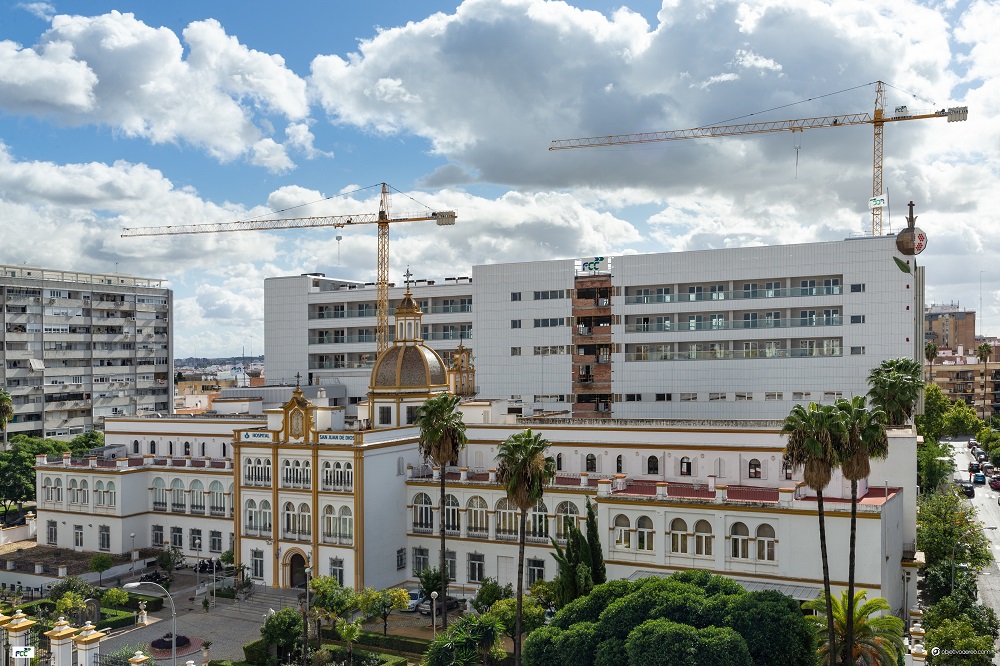 Construcción del Hospital San Juan de Dios de Sevilla.