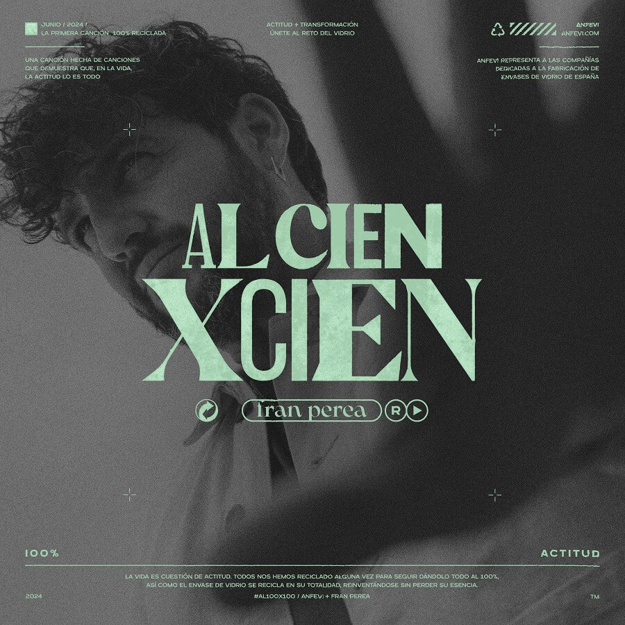 Portada de 'Al cien xcien', de Fran Perea.