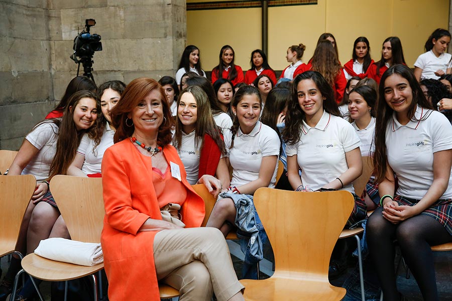 Marta Pérez Dorao durante un evento en Gijón 