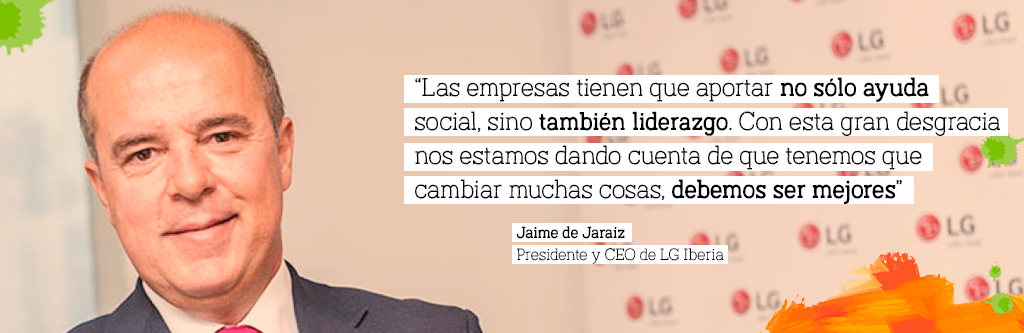 Jaime de Jaraíz, presidente y CEO de LG Iberia