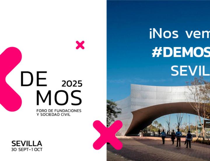 Bajo el lema “Fronteras de la filantropía”, el Foro Demos 2025 reunirá en Sevilla a referentes del sector fundacional para explorar los límites y oportunidades de la acción social en un mundo marcado por la incertidumbre.