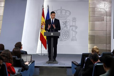 El presidente del Gobierno, Pedro Sánchez. Foto: Pool Moncloa / JM Cuadrado.