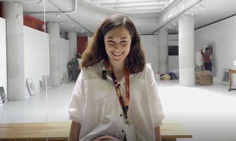 Beatriz Jiménez durante la 11ª Jornada de Moda Sostenible de Slow Fashion Next.