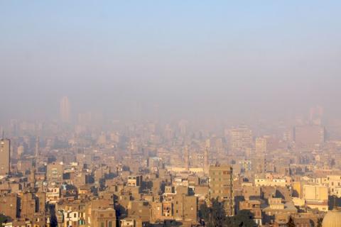 Contaminación de El Cairo, Egipto.