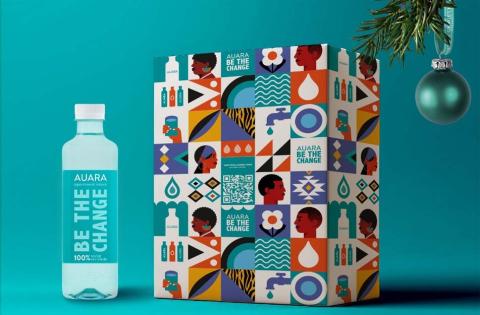 El papel de regalo muestra escenas de países como India, Camerún, Haití o Benín.