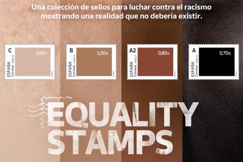 Unos sellos para concienciar sobre el racismo y la diversidad