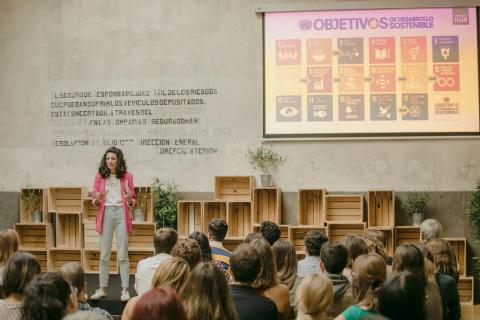 Mujeres en Impact Hub Madrid.