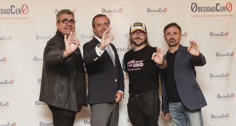 Florentino Fernández, el doctor López-Nava, Santiago Segura y José Mota.