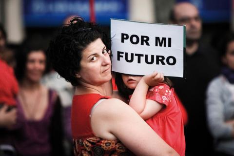 Manifestación por la igualdad de la mujer (Foto: G.Caballero. Banco de Imágenes Sin Derechos, Cruz Roja).