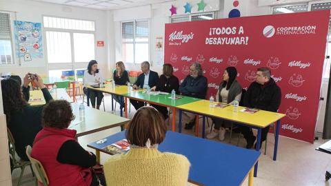 La presentación del informe tuvo lugar en el colegio público Felipe II de Madrid.