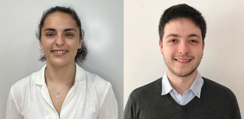 Ana Gutiérrez, técnico en Finanzas Sostenibles, y Alejandro Castañeda, responsable de Formación y Estudios de Spainsif.