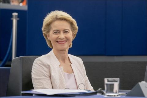 La presidenta de la Comisión Europea, Ursula von der Leyen.