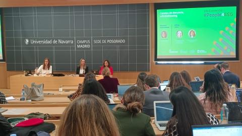Momento de jornada 'Impulsar la sostenibilidad desde la gestión del capital humano'