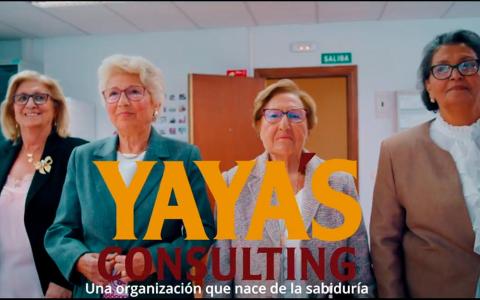 Imagen de la campaña Yaya's Consulting emprendida por CODESPA y A+Familias.