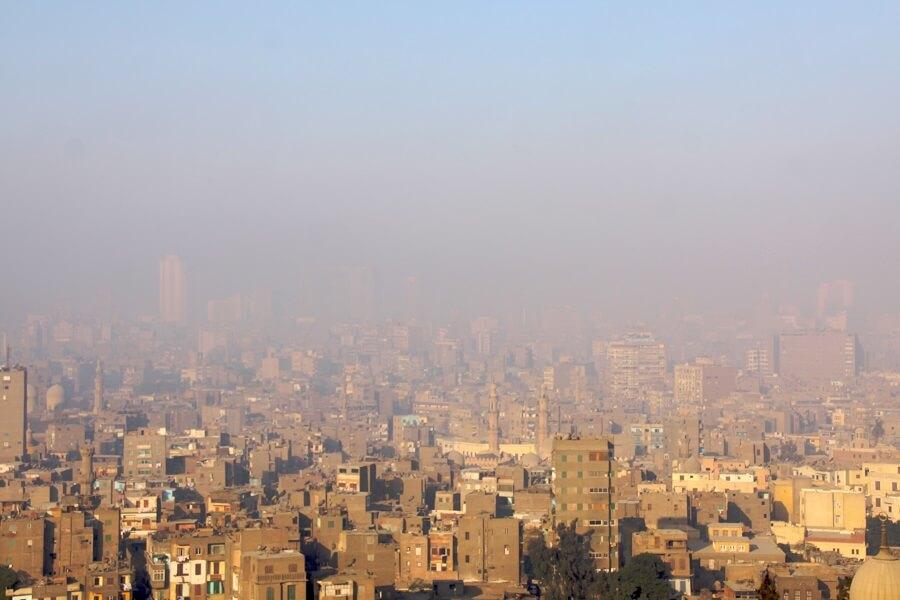 Contaminación de El Cairo, Egipto. Contaminación de El Cairo, Egipto.
